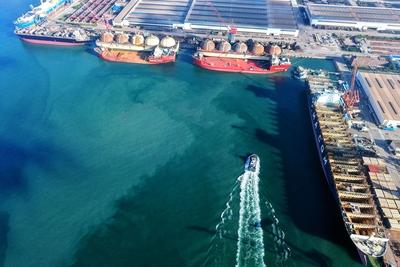 China State Shipbuilding Corporation Beihai Shipbuilding Company-stock-foto