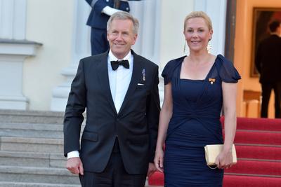 Staatsbankett mit Royals William und Maxima Christian und Bettina Wulff Fototermin Staatsbankett zu Ehren mit I.I.M.M.-stock-foto