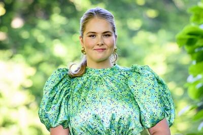 Princess of Orange at Graduation Ceremony University of Amsterdam, Den Haag, The Netherlands-stock-foto