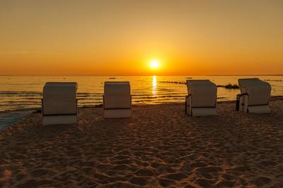14.08.2025 - Sonnenaufgang am Strand im Seebad Ueckerm?nde Ueckerm?nde Mecklenburg-Vorpommern Deutschland *** 14 08 2025-stock-foto