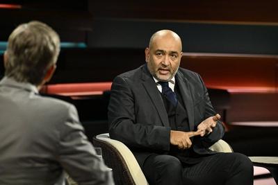 Markus Lanz (li.) mit Omid Nouripour 07/25 her Markus Lanz (li.) und Omid Nouripour am 1. Juli 2025 in Markus Lanz , ZDF-stock-foto
