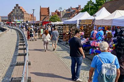 Schwedenfest, Festumzug in Wismar, 15.08.2025-stock-foto