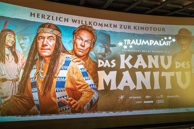 Premiere des neuen Bully Films "Kanu des Manitu" mit Michael Bully Herbig, Christian Tramitz und Rick Kavanian vor Ort Im Traumpalast Leonberg 18.08.2025-stock-foto