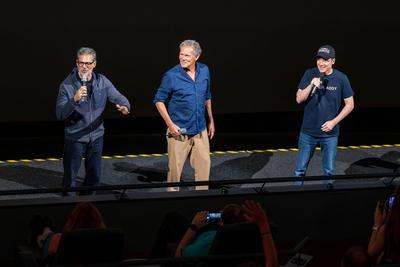 Premiere des neuen Bully Films "Kanu des Manitu" mit Michael Bully Herbig, Christian Tramitz und Rick Kavanian vor Ort Im Traumpalast Leonberg 18.08.2025-stock-foto