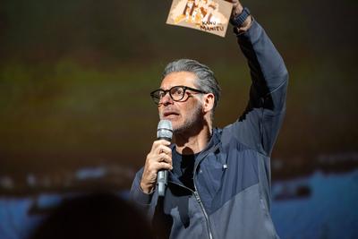 Premiere des neuen Bully Films "Kanu des Manitu" mit Michael Bully Herbig, Christian Tramitz und Rick Kavanian vor Ort Im Traumpalast Leonberg 18.08.2025-stock-foto
