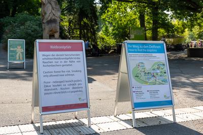Tiergarten N?rnberg w?hrend sommerlicher Hitze, N?rnberg, 15.08.2025-stock-foto