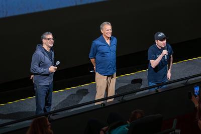 Premiere des neuen Bully Films "Kanu des Manitu" mit Michael Bully Herbig, Christian Tramitz und Rick Kavanian vor Ort Im Traumpalast Leonberg 18.08.2025-stock-foto