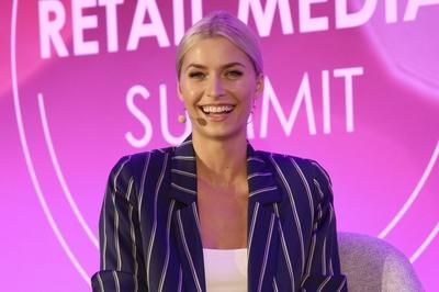 Lena Gercke beim ersten Retail Media Summit der Otto Group Media im Westin Hotel in der Elbphilharmo-stock-foto