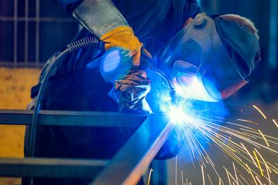 Themenfoto, Metallindustrie, Industriearbeitsplatz, Deutschland-stock-foto