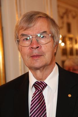 Nobelpreistr?ger in der Hofburg Wien Pr?sidentschaftskanzlei 10 10 2011 Theodor H?NSCH-stock-foto