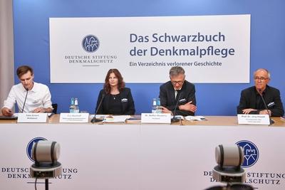 Berlin, Deutschland, 19.08.2025: Haus der Bundespressekonferenz: PK: Deutsche Stiftung Denkmalschutz, Das Schwarzbuch de-stock-foto