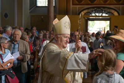 2025 - Kaisermesse in der Stadtpfarrkirche BAd Ischl und Geburtstagsfeier zum 195sten Geburtatag des Kaisers Franz Josef I. in der Kaiservilla ebenfalls in BAd Ischl, am 18.08.2025.-stock-foto