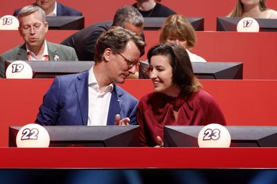 Hendrik W?st, Dorothee B?r-stock-foto