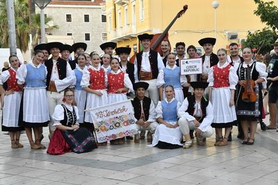 Split, Croatia, 190825. Opening ceremony of the 4th CIOFF International Folklore Festival. Photo: Josko Ponos / CROPIX C-stock-foto