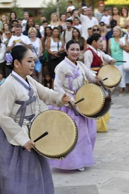 Split, Croatia, 190825. Opening ceremony of the 4th CIOFF International Folklore Festival. Photo: Josko Ponos / CROPIX C-stock-foto