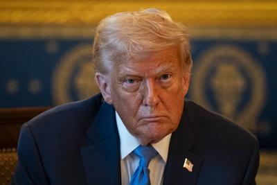 Trump Hosts Netanyahu of Israel for Dinner-stock-foto