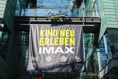 Er?ffnung des IMAX Kinos in Leipzig-stock-foto
