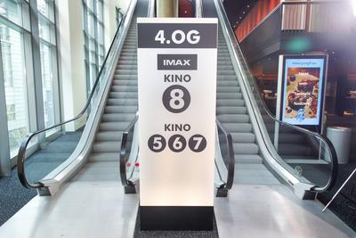 Er?ffnung des IMAX Kinos in Leipzig-stock-foto