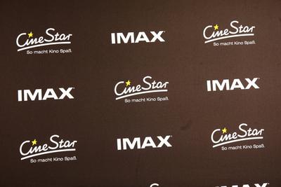 Er?ffnung des IMAX Kinos in Leipzig-stock-foto