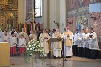2025 - Kaisermesse in der Stadtpfarrkirche BAd Ischl und Geburtstagsfeier zum 195sten Geburtatag des Kaisers Franz Josef I. in der KAiservilla ebenfalls in BAd Ischl, am 18.08.2025.-stock-foto