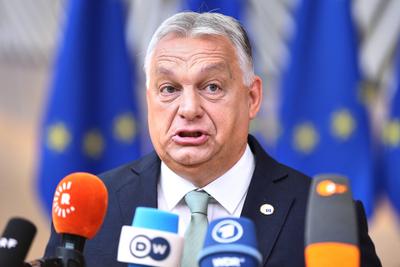 Br?ssel, Belgien, 26.06.2025: Europa-Geb?ude: Europ?ischer Rat: Viktor Orb?n, Ministerpr?sident von Ungarn *** Brussels,-stock-foto