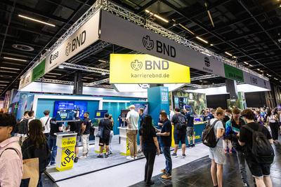 Gamescom 204 in K?ln - 21.04.2024. Die 16. Auflage der Videospielmesse GAMESCOM findet vom 21. - 24. August 2024 als wel-stock-foto