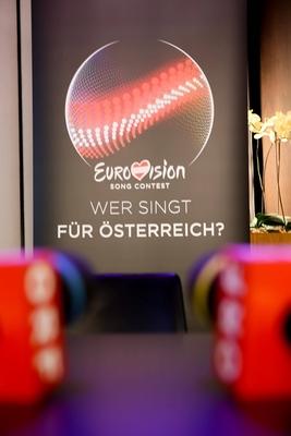 13 03 2015 ORF Zentrum Eurovision Song Contest Wer singt f?r ?sterreich Das Finale ORF TV Sh-stock-foto