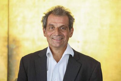 Claus Weselsky beim Pressegespr?ch ?ber Deutsche Bahn Zunkunft in Berlin-stock-foto