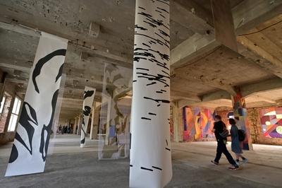 IBUG Festival Chemnitz 2025 ? Urbane Kunst trifft Industriekultur-stock-foto