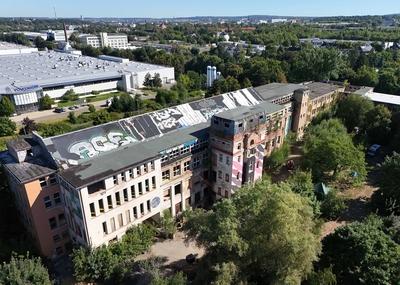 IBUG Festival Chemnitz 2025 ? Urbane Kunst trifft Industriekultur-stock-foto