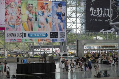 2025 anime nyc - day 1, new york, usa - 21 aug 2025-stock-foto