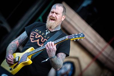 Mastodon live at Copenhell 2022, Copenhagen, Denmark Copenhagen, Denmark. 18th, June 2022. The American metal band Mast-stock-foto