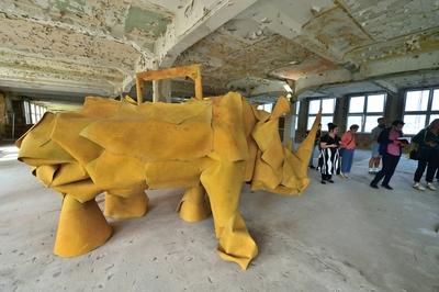 IBUG Festival Chemnitz 2025 ? Urbane Kunst trifft Industriekultur-stock-foto