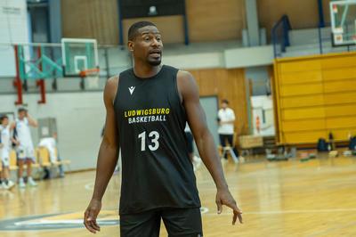 GER, MHP Riesen Ludwigsburg vs. HAKRO Merlins Crailsheim, easycredit BBL, Basketball, Bundesliga, Testspiel, Spielzeit 2025/2026, 21.08.2025-stock-foto