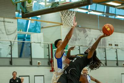 GER, MHP Riesen Ludwigsburg vs. HAKRO Merlins Crailsheim, easycredit BBL, Basketball, Bundesliga, Testspiel, Spielzeit 2025/2026, 21.08.2025-stock-foto