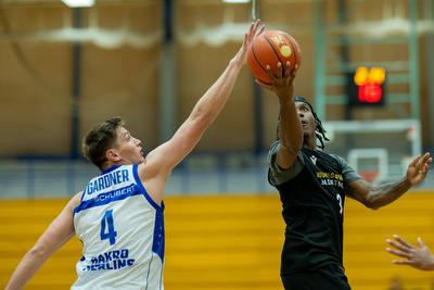 GER, MHP Riesen Ludwigsburg vs. HAKRO Merlins Crailsheim, easycredit BBL, Basketball, Bundesliga, Testspiel, Spielzeit 2025/2026, 21.08.2025-stock-foto