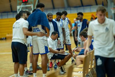 GER, MHP Riesen Ludwigsburg vs. HAKRO Merlins Crailsheim, easycredit BBL, Basketball, Bundesliga, Testspiel, Spielzeit 2025/2026, 21.08.2025-stock-foto
