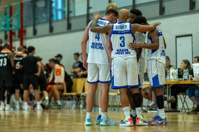 GER, MHP Riesen Ludwigsburg vs. HAKRO Merlins Crailsheim, easycredit BBL, Basketball, Bundesliga, Testspiel, Spielzeit 2025/2026, 21.08.2025-stock-foto