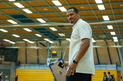 GER, MHP Riesen Ludwigsburg vs. HAKRO Merlins Crailsheim, easycredit BBL, Basketball, Bundesliga, Testspiel, Spielzeit 2025/2026, 21.08.2025-stock-foto