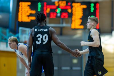 GER, MHP Riesen Ludwigsburg vs. HAKRO Merlins Crailsheim, easycredit BBL, Basketball, Bundesliga, Testspiel, Spielzeit 2025/2026, 21.08.2025-stock-foto