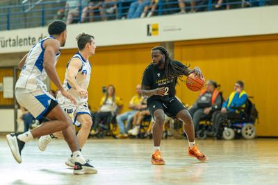 GER, MHP Riesen Ludwigsburg vs. HAKRO Merlins Crailsheim, easycredit BBL, Basketball, Bundesliga, Testspiel, Spielzeit 2025/2026, 21.08.2025-stock-foto