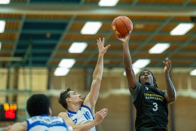 GER, MHP Riesen Ludwigsburg vs. HAKRO Merlins Crailsheim, easycredit BBL, Basketball, Bundesliga, Testspiel, Spielzeit 2025/2026, 21.08.2025-stock-foto