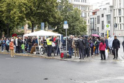 Umbenennung der Mohrenstrasse in Anton-Wilhelm Amo Strasse-stock-foto