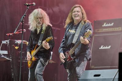 Steve Mann, Barend Courbois (Michael Schenker Group)-stock-foto