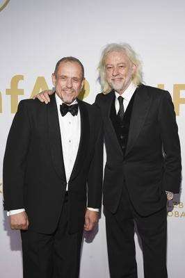 Gery Keszler, Bob Geldof-stock-foto