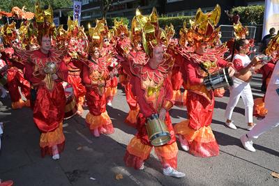 Notting Hill Carnival Day Monday-stock-foto