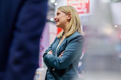 SPD-Bundesparteitag - Verena Hubertz-stock-foto
