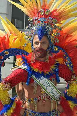 Notting Hill Carnival Day Monday-stock-foto