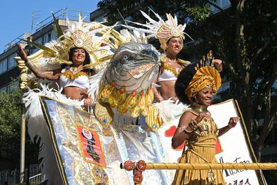 Notting Hill Carnival Day Monday-stock-foto