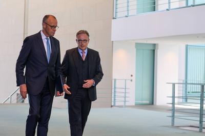 Pressekonferenz Premierminister von Belgien gemeinsam mit dem Bundeskanzler.-stock-foto